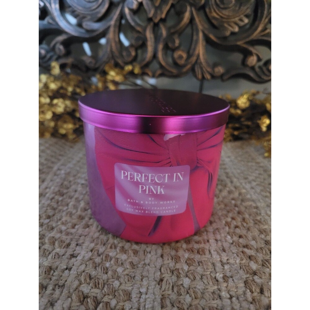 Perfect In Pink - Bath and Body Works 3-wick Candle